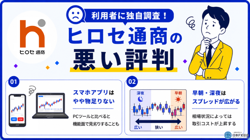 ヒロセ通商の悪い評判を独自調査